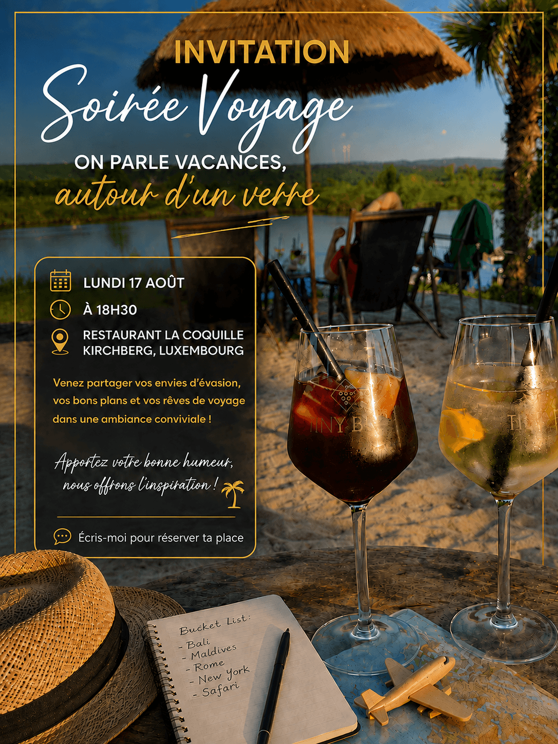 Soirée voyage