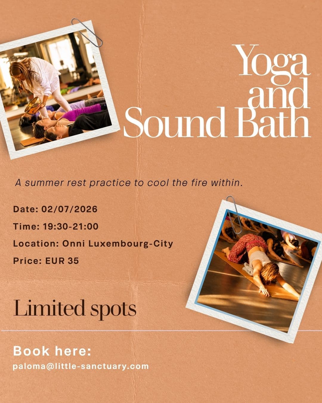 Yoga and Sound Bath