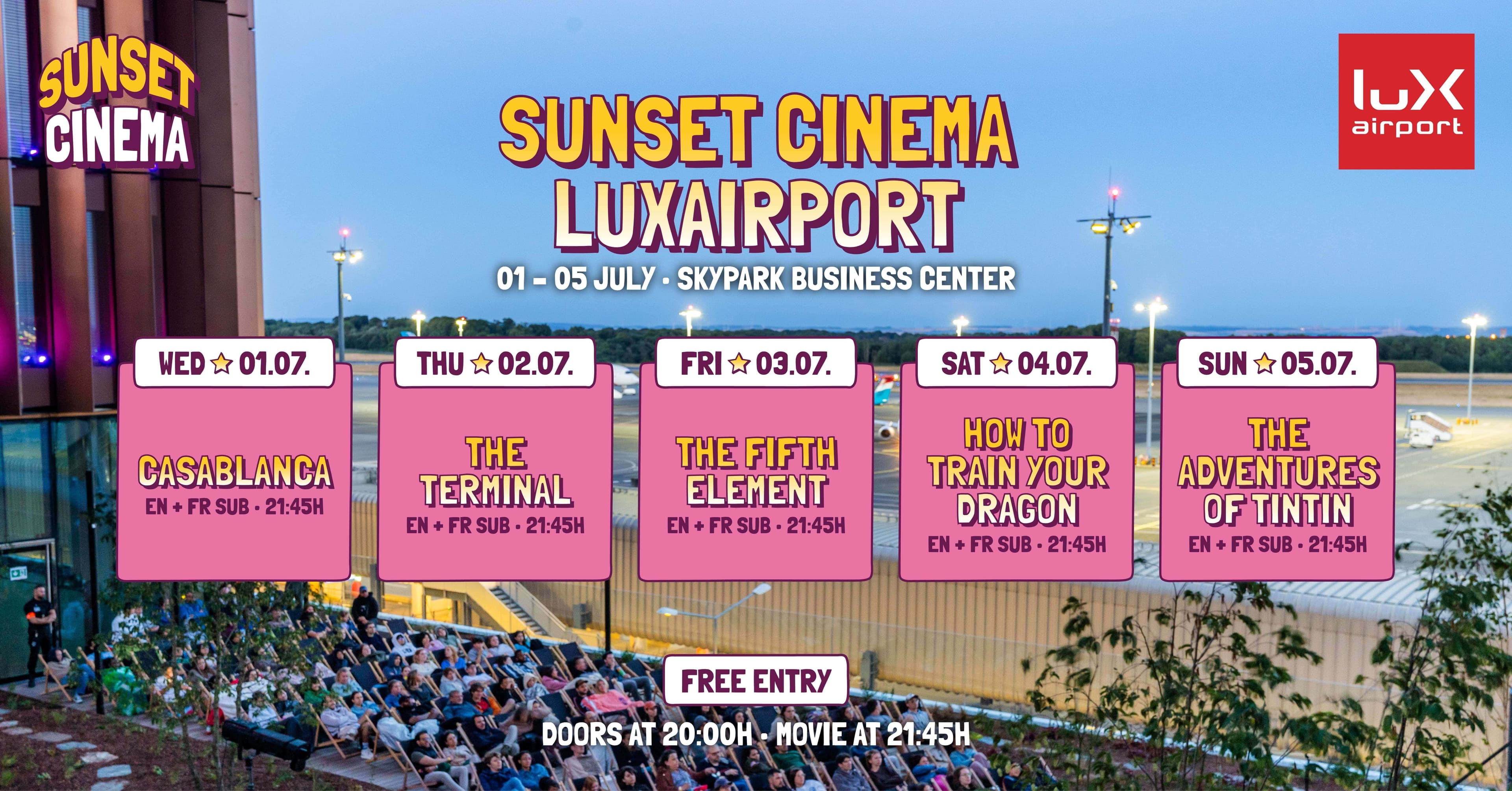 The Terminal - Sunset Cinema 2026 : lux-Airport