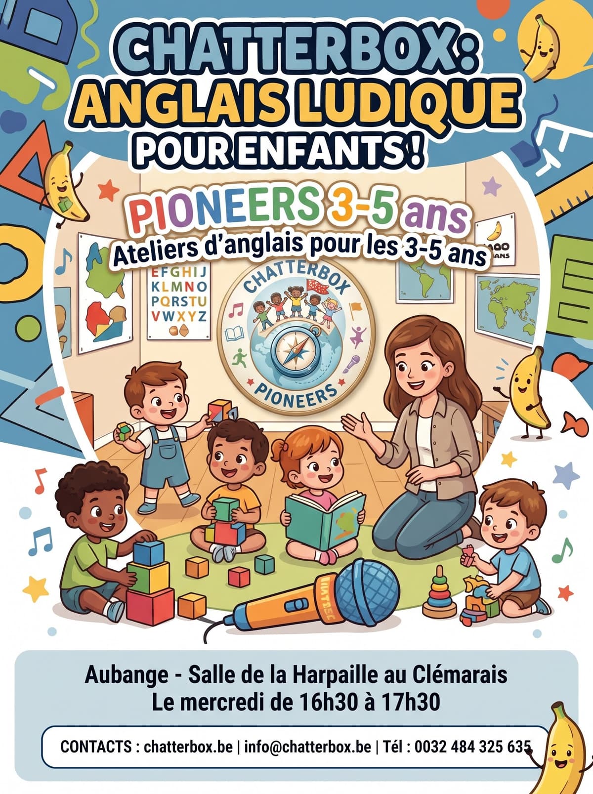 English workshops for children aged 3–5
