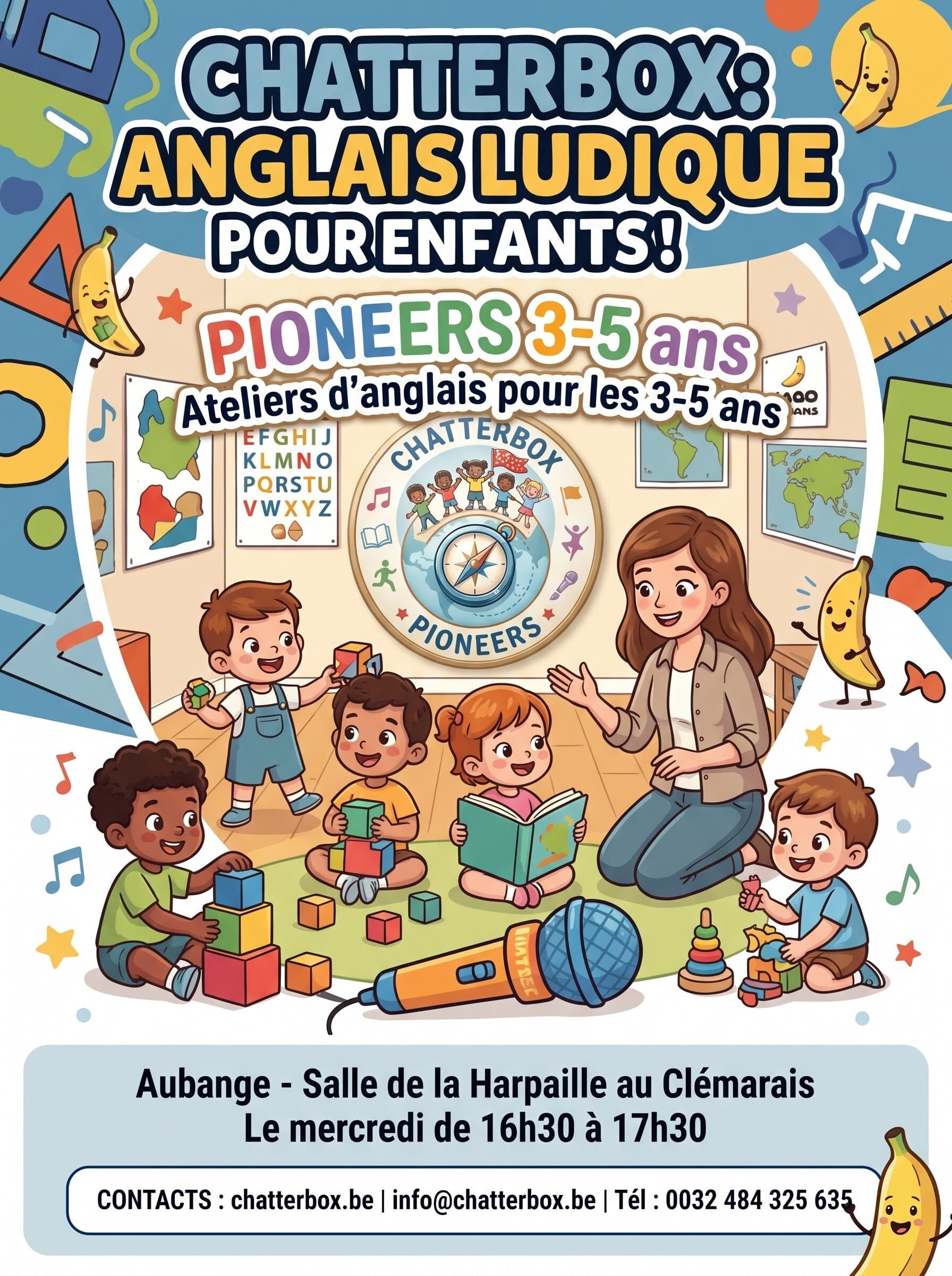 English workshops for children aged 3–5