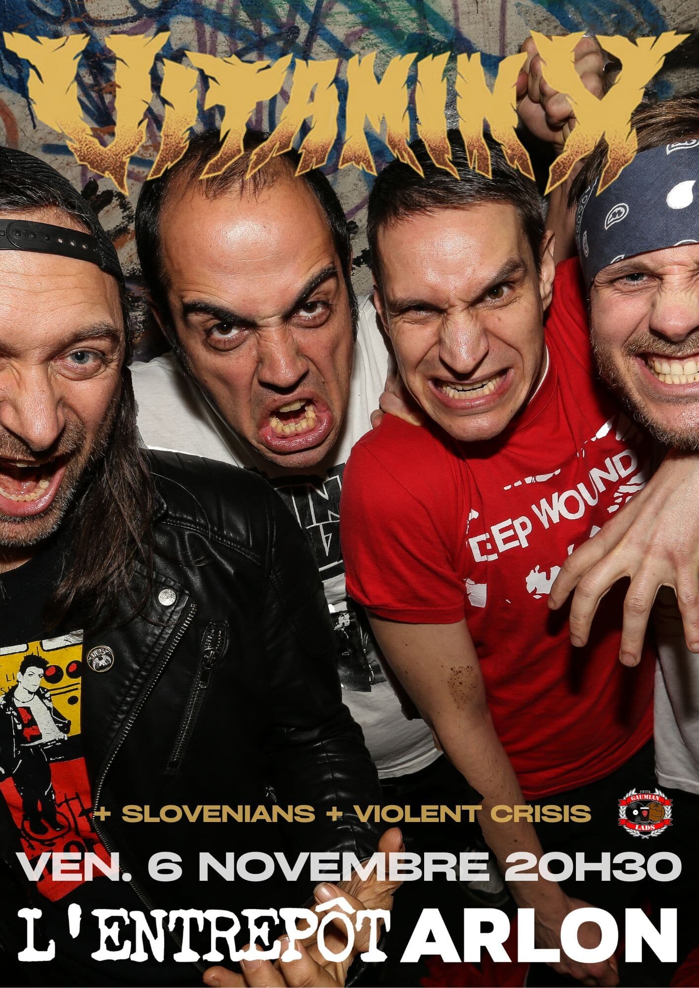 Vitamin X + Violent Crisis + Slovenians