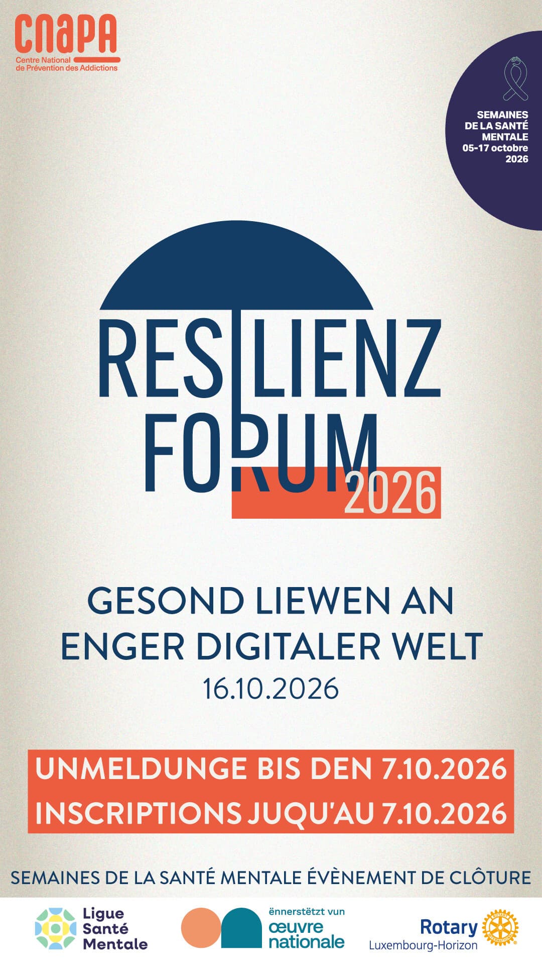Forum Résilience « Bien vivre dans un monde numérique »