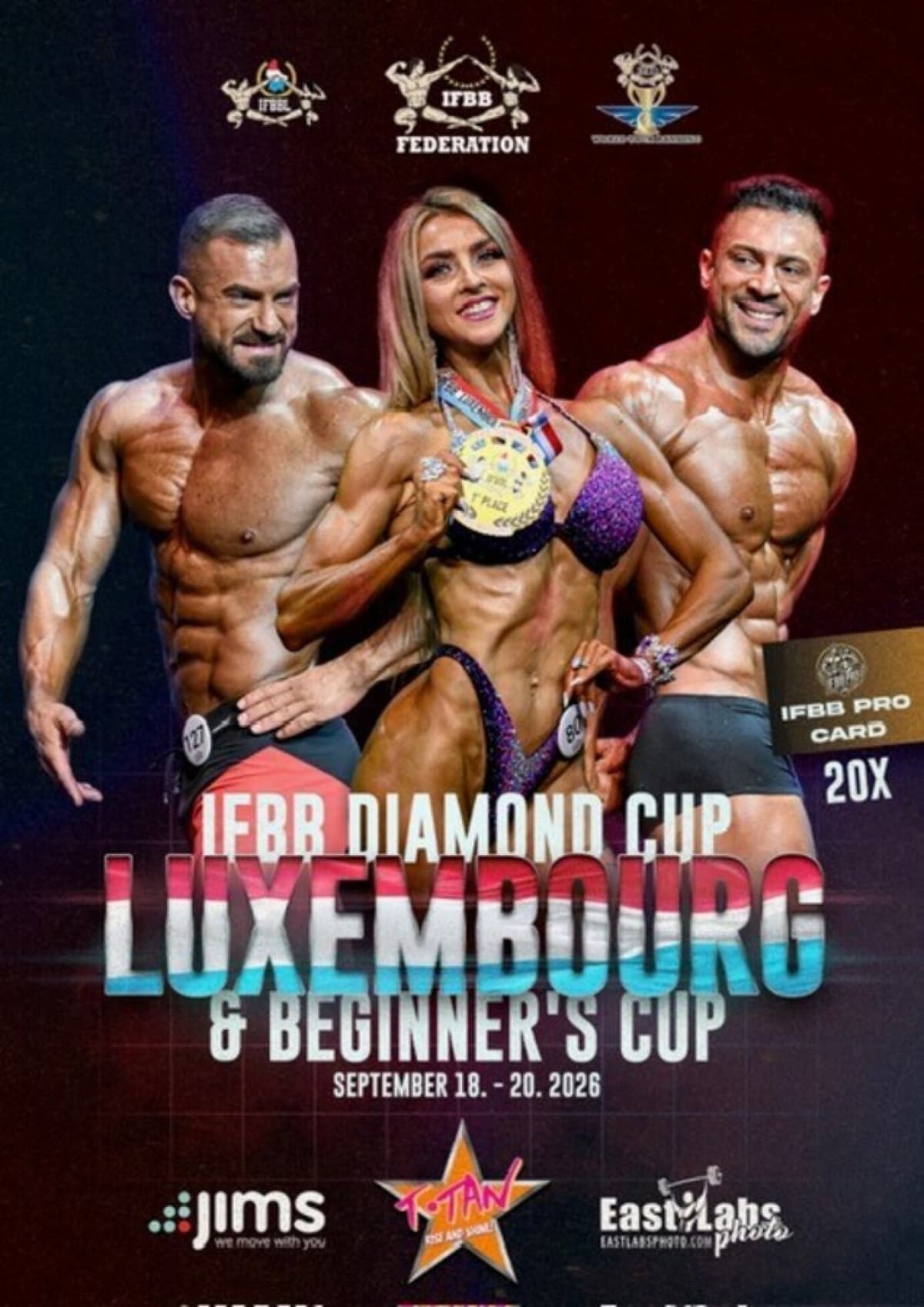 IFBB Diamond & Coupe des débutants Luxembourg