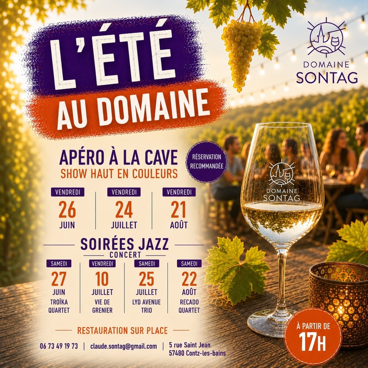 Summer at Domaine Sontag: Apéro in the Cellar