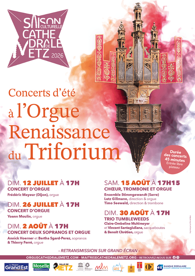 Summer Concerts at the Renaissance Organ of the Triforium