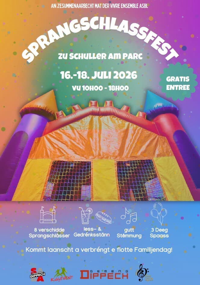 Fête des châteaux gonflables