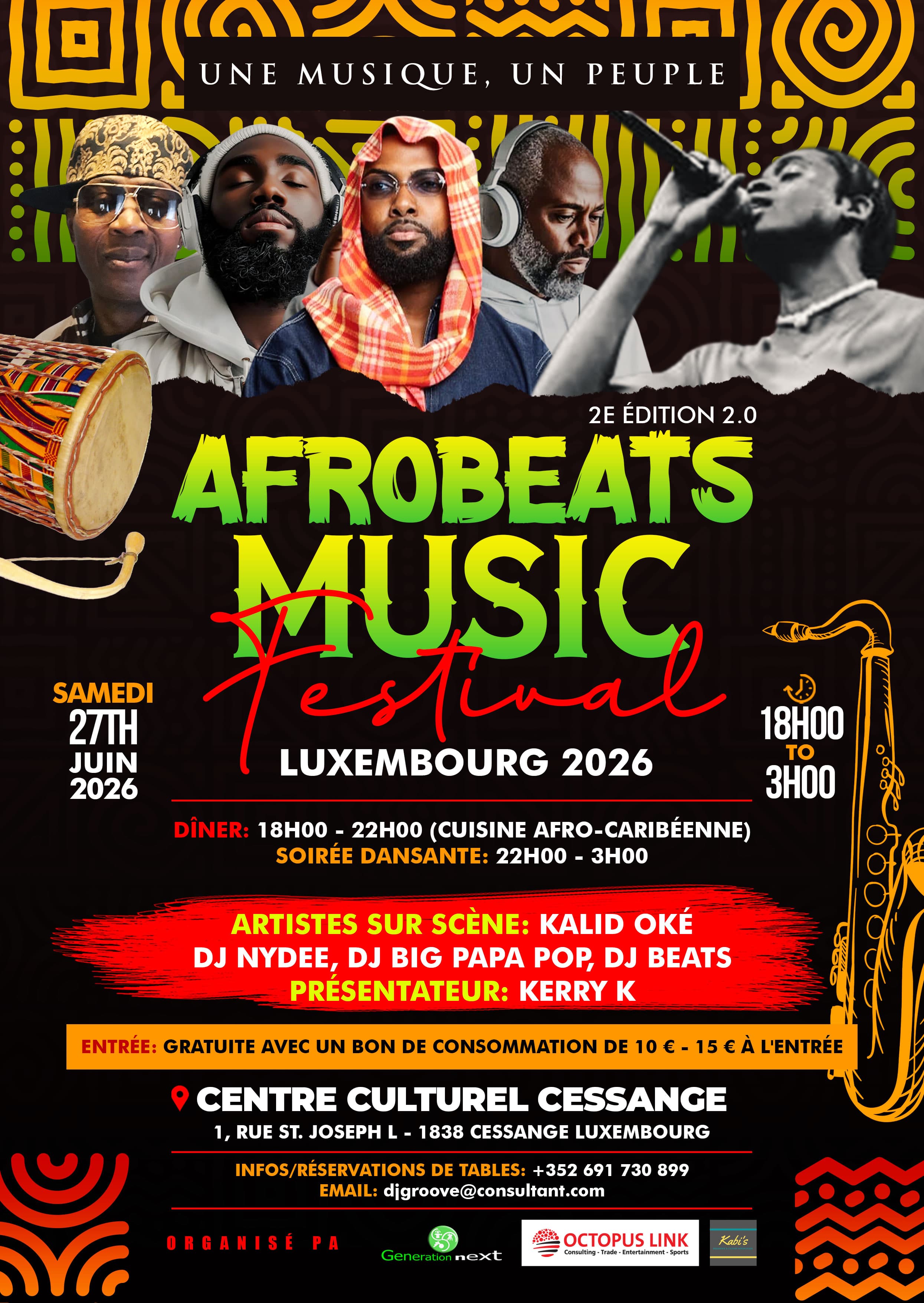 Afrobeats music festival 2026 - LOUD IN LUXEMBOURG