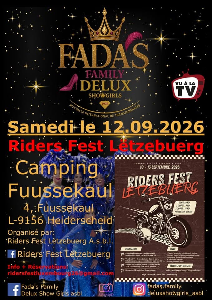 Fada's Family Delux Show Girls Performance - Riders Fest Lëtzebuerg Heiderscheid