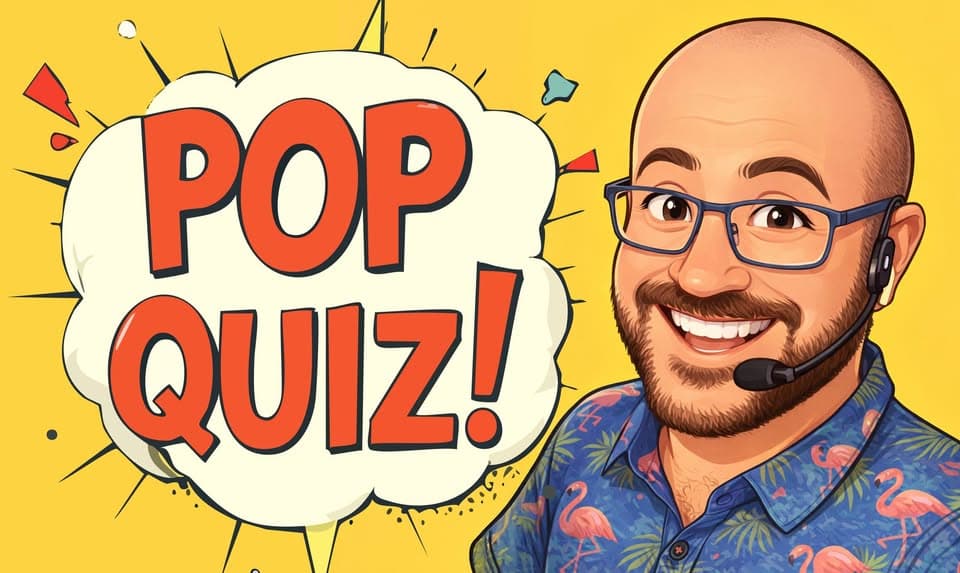 Pop Quiz avec Pascal Michel