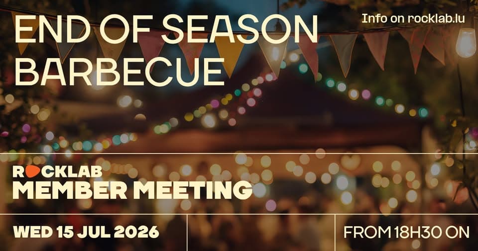 Barbecue de fin de saison · Rocklab, Luxembourg