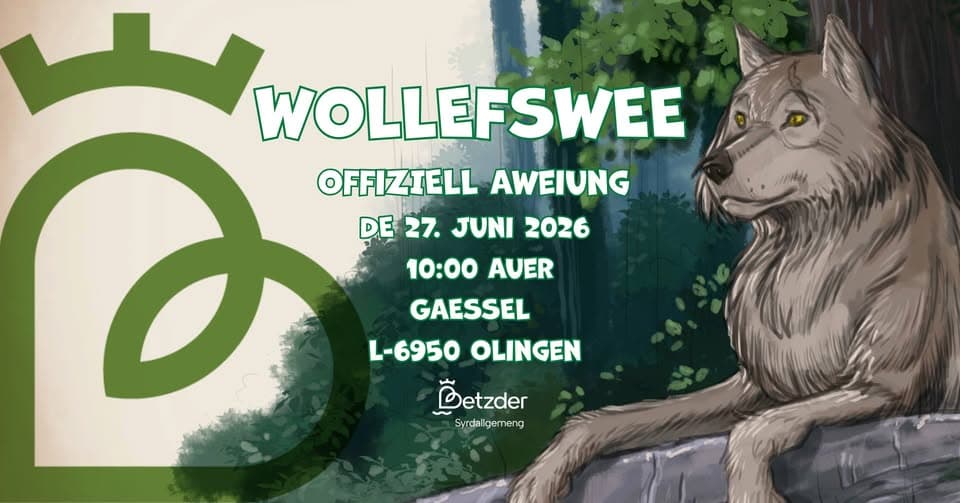 Official opening of the Wollefswee