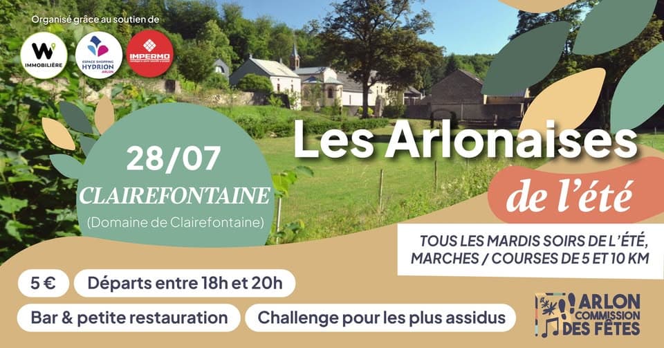 Les Arlonaises de l'été 2026 - 28 juillet - Clairefontaine