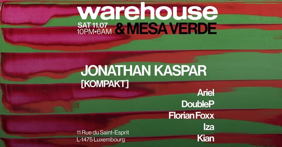 Mesa Verde Warehouse Recordz présente Jonathan Kaspar