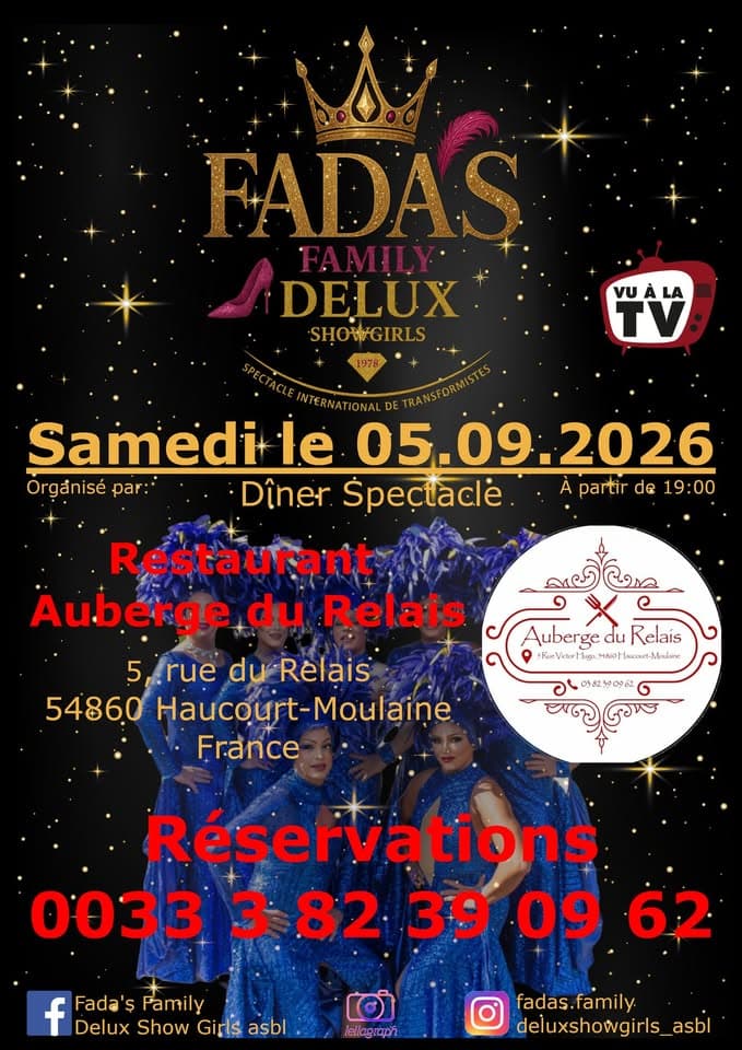 Spectacle Fada's Family Delux Show Girls - Auberge du Relais Haucourt-Moulaine