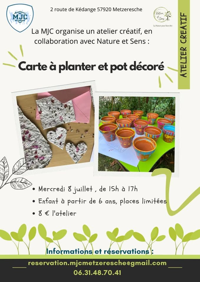 Creative workshop with Nature et sens
