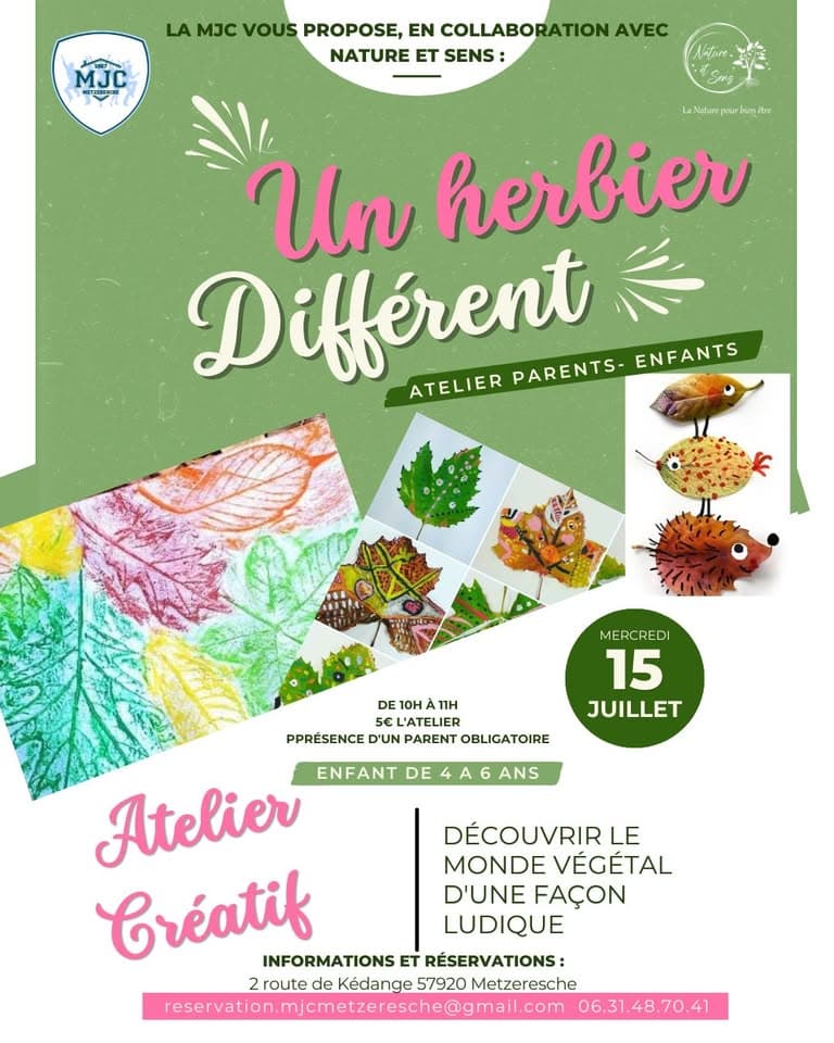 Creative workshop with Nature et sens