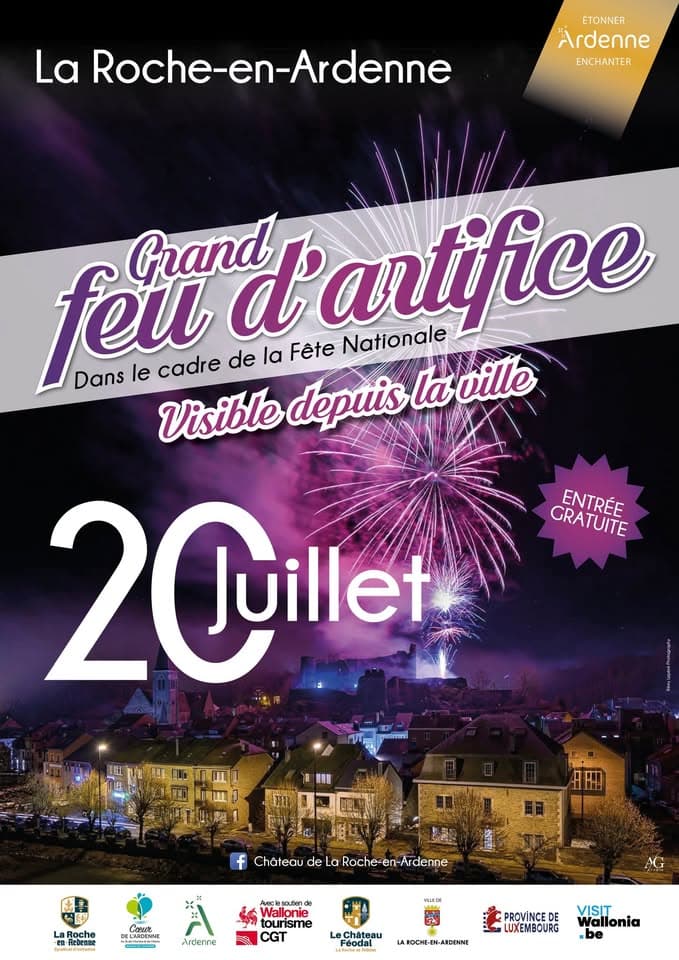 Grand fireworks of La Roche-en-Ardenne