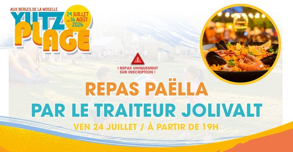Yutz Plage - Repas paëlla