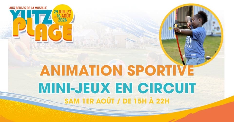 Yutz Plage - Sports activity: mini games circuit