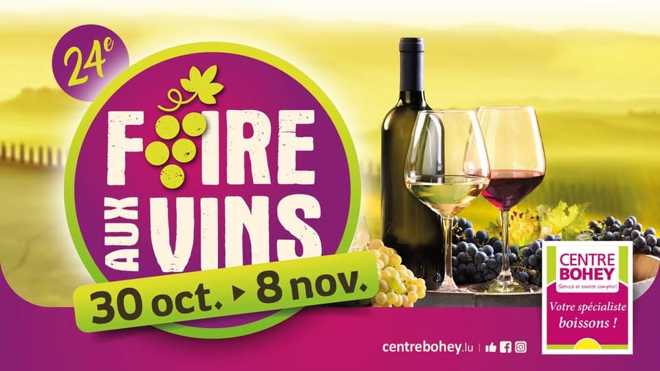 Foire aux Vins – Centre Bohey – 24e Édition