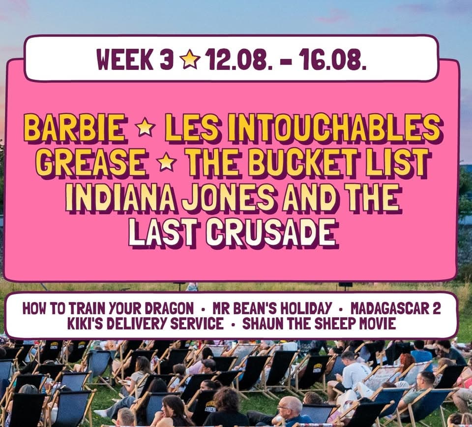 Sunset Cinema Lux-City 2026 - Semaine 3 (12.08 - 16.08)