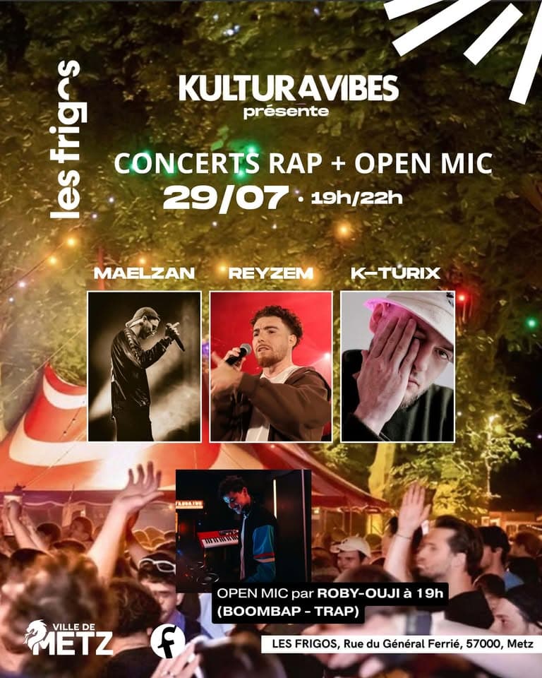 KAV Summer (Rap) - Maelzan - Reyzem - K-turix + Open mic