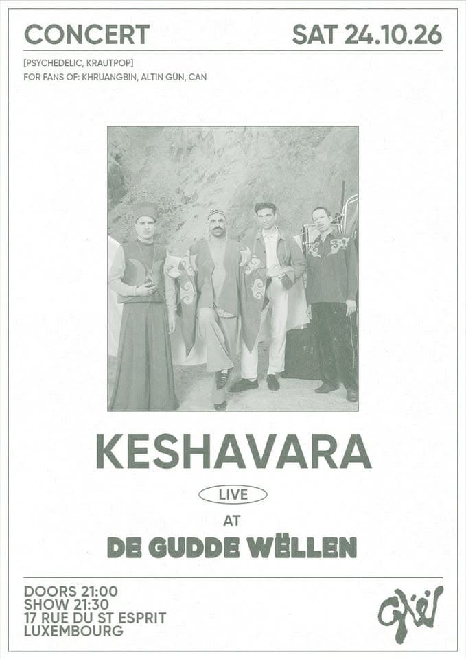 Keshavara x "Moondrām Sevi" Tour at De Gudde Wëllen