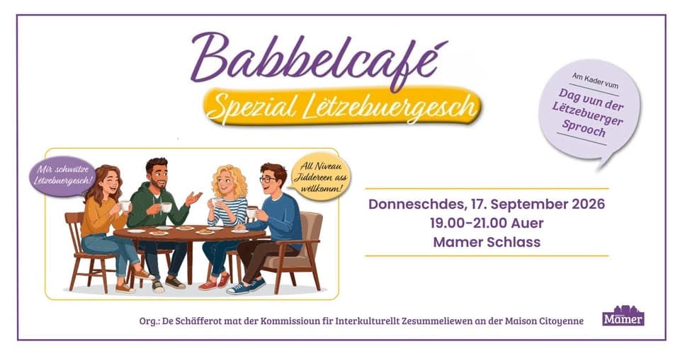 Babbelcafé Special Luxembourgish