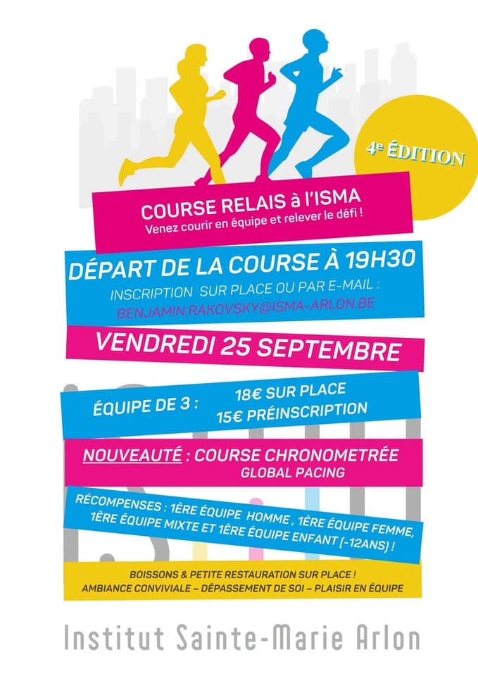 Course relais de l’ISMA – 4e édition