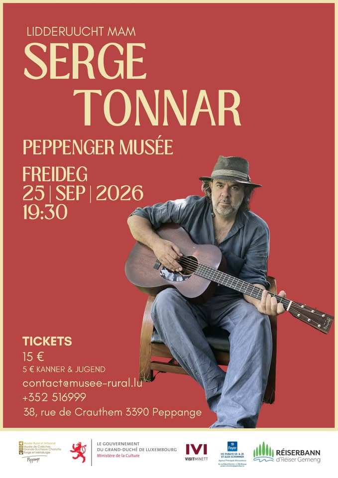 « LIDDERUUCHT » avec Serge Tonnar