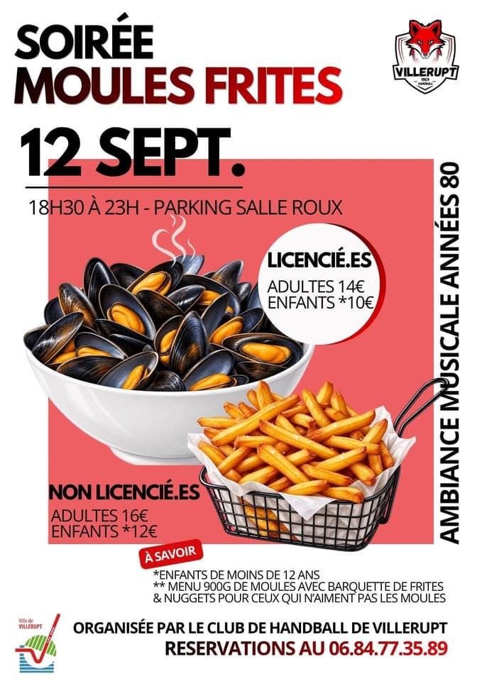 Soirée moules-frites du HBCV