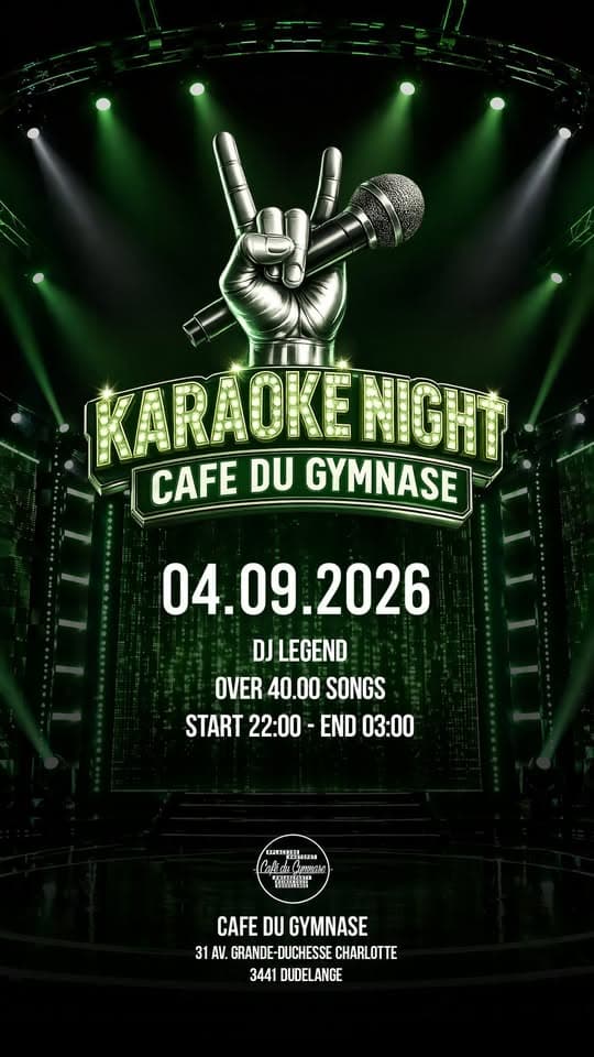 Karaoke Night at Gymnase Dudelange