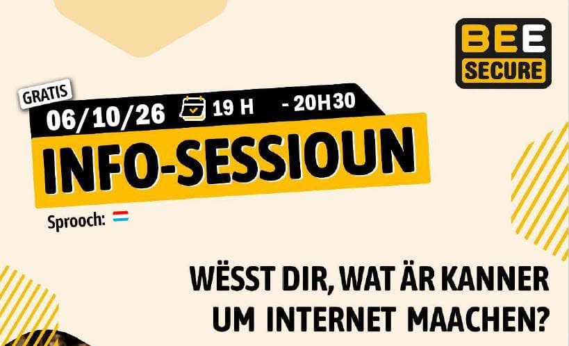 Information session - Do you know what your children are doing on the Internet