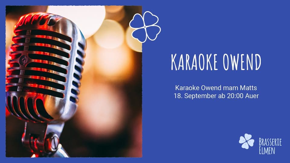 Karaoke evening with Matts