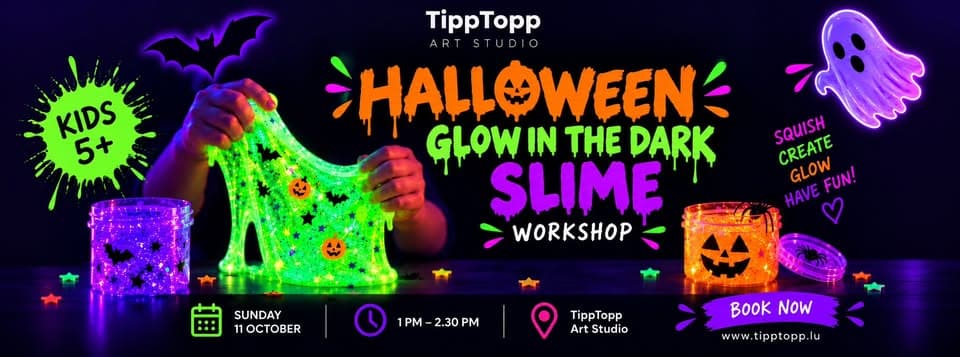 Halloween Glow & Spooky Slime Workshop