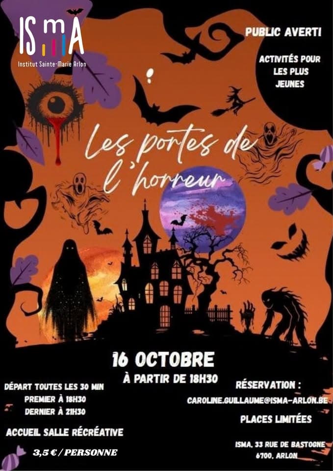 Soirée Halloween de l’ISMA : Les portes de l’horreur !