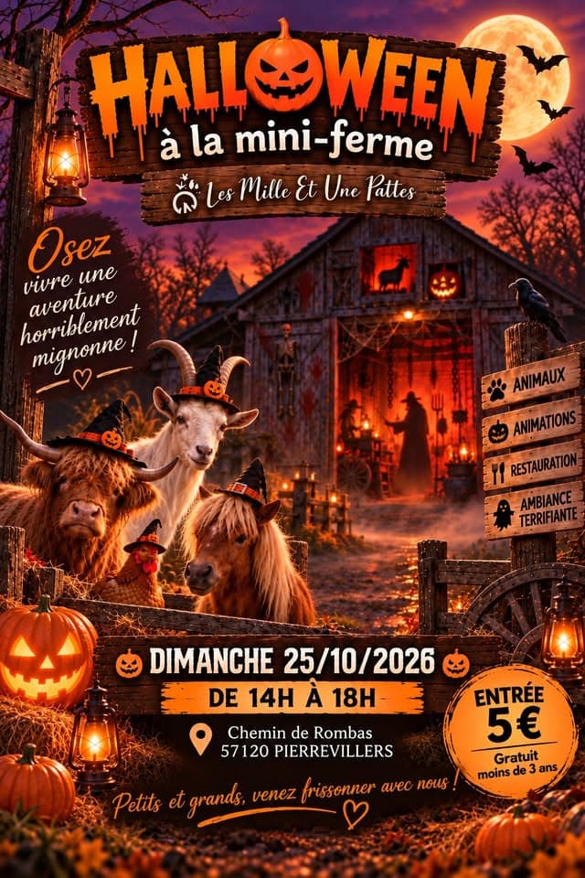 Halloween à la mini-ferme !