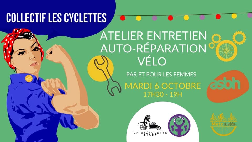 Atelier entretien & auto-réparation vélos par et pour les femmes