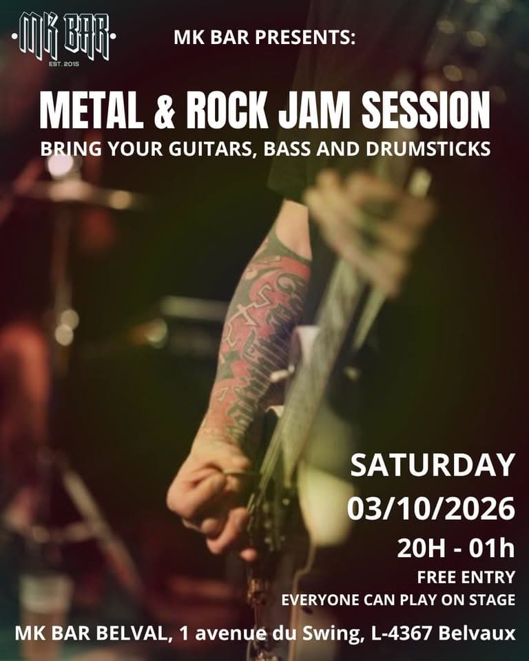 Metal & Rock Jam at MK Bar Belval