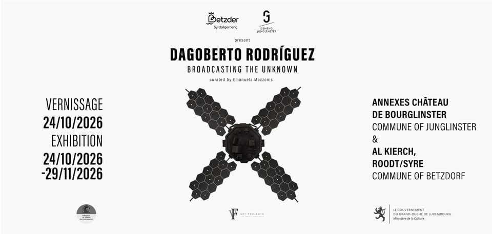 Contemporary art exhibition by artist Dagoberto Rodríguez