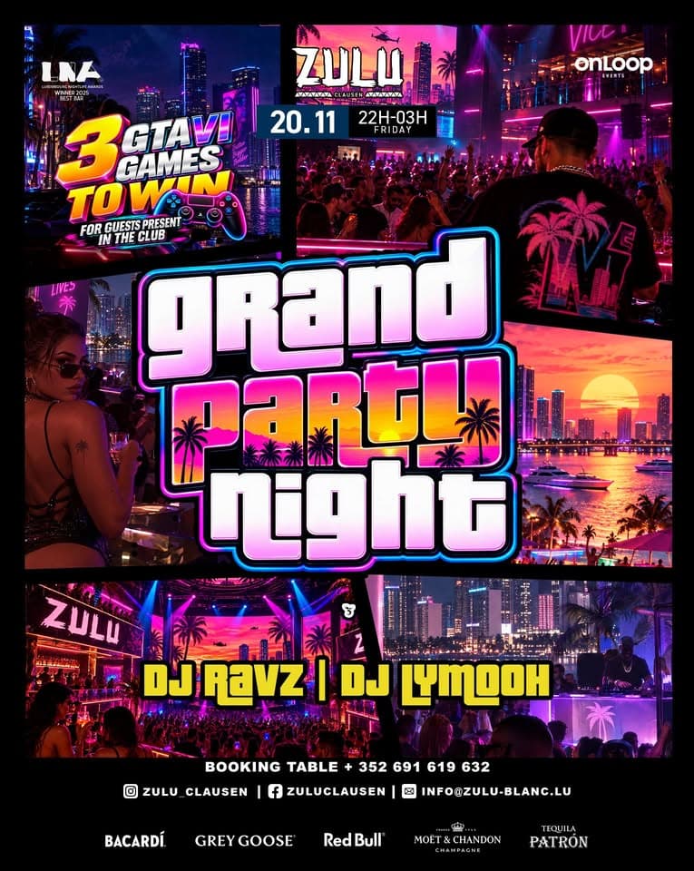 Grand Party Night – GTA VI Games Town