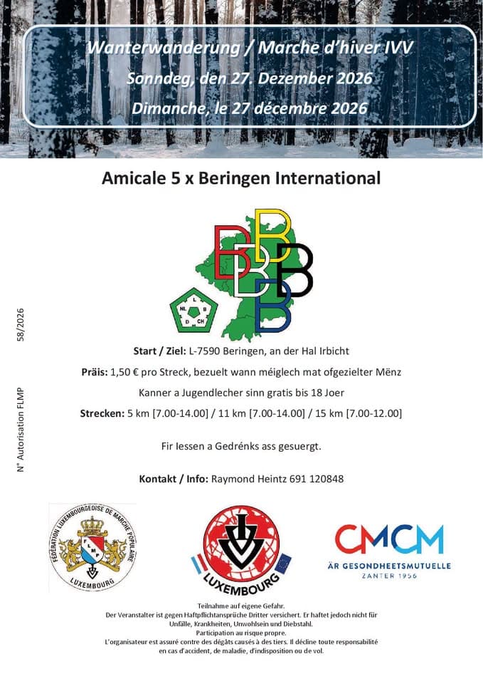 IVV Hike in Beringen