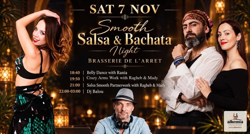 Salsa & Bachata Night with DJ Balou and 3 workshops