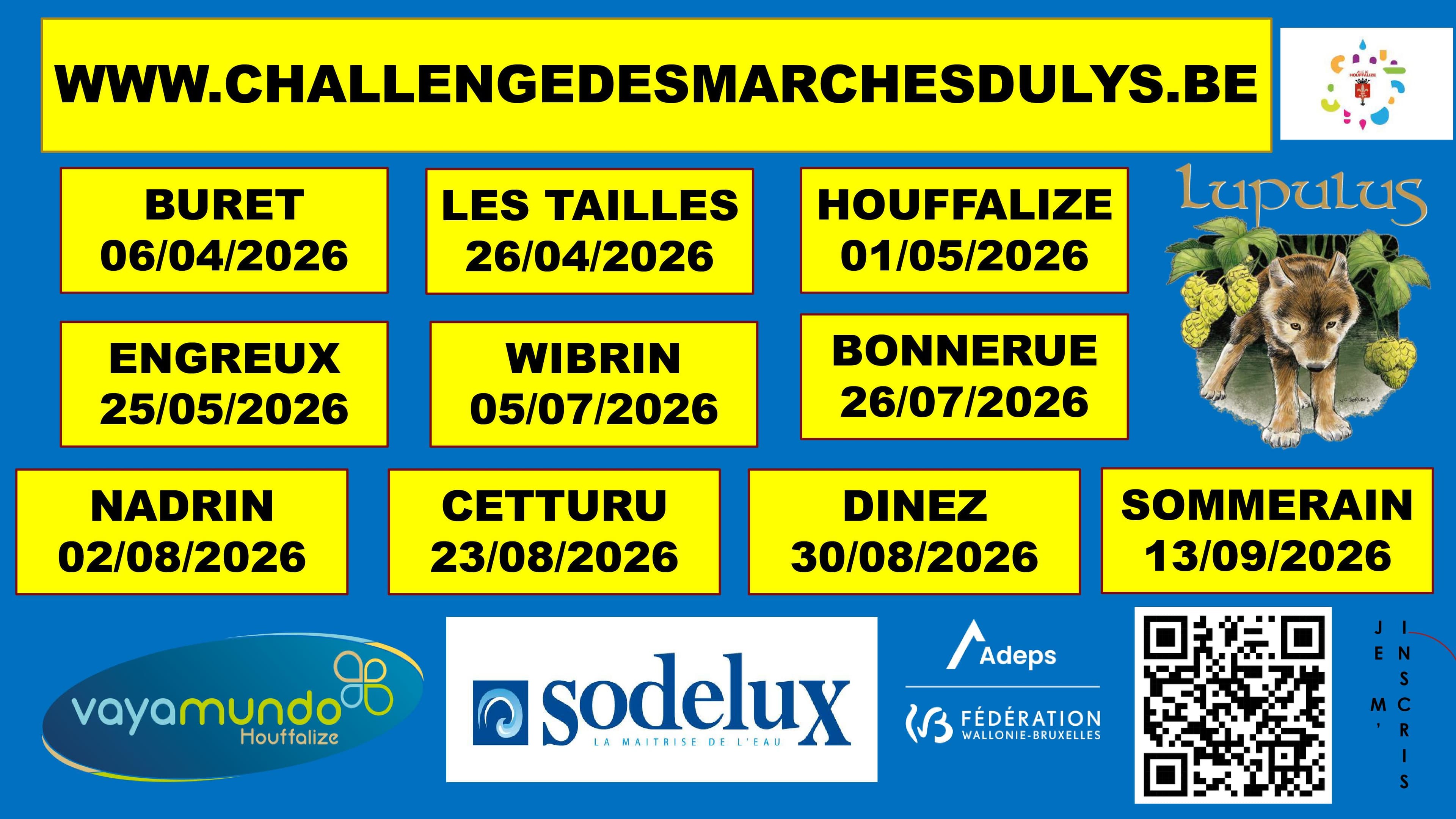 Marche Adeps - Challenge des marches du Lys