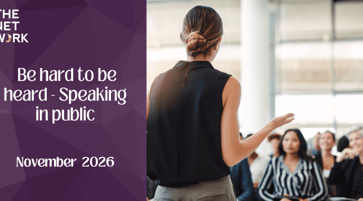 November 2026: Be hard to be heard – Speaking in public