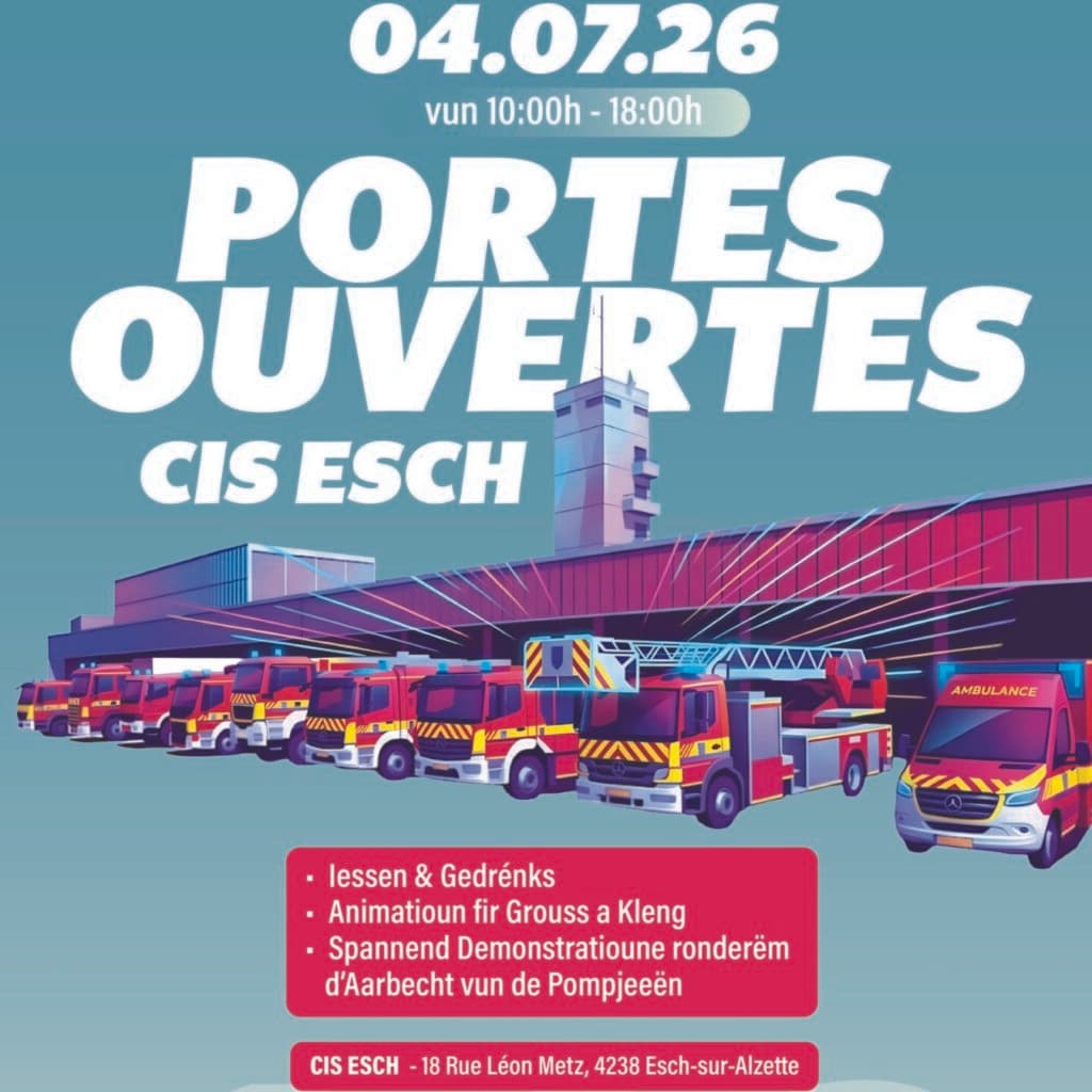 Journée portes ouvertes des pompiers d'Esch-sur-Alzette