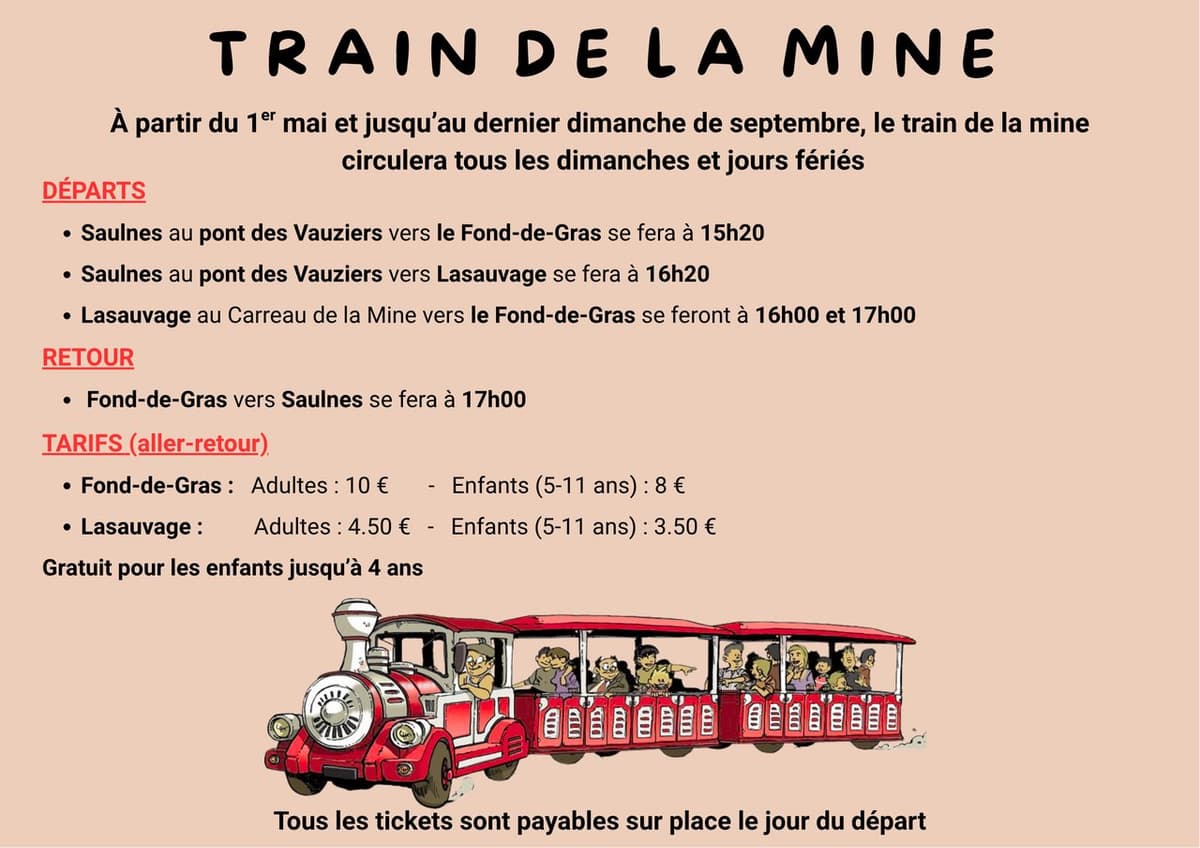 Train de la mine