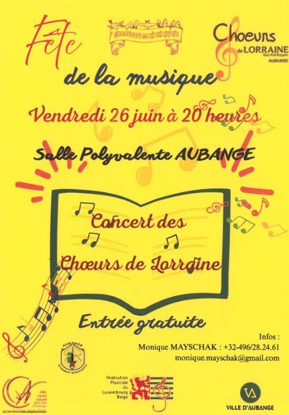 Fête de la Musique | Les Chœurs de Lorraine in Aubange