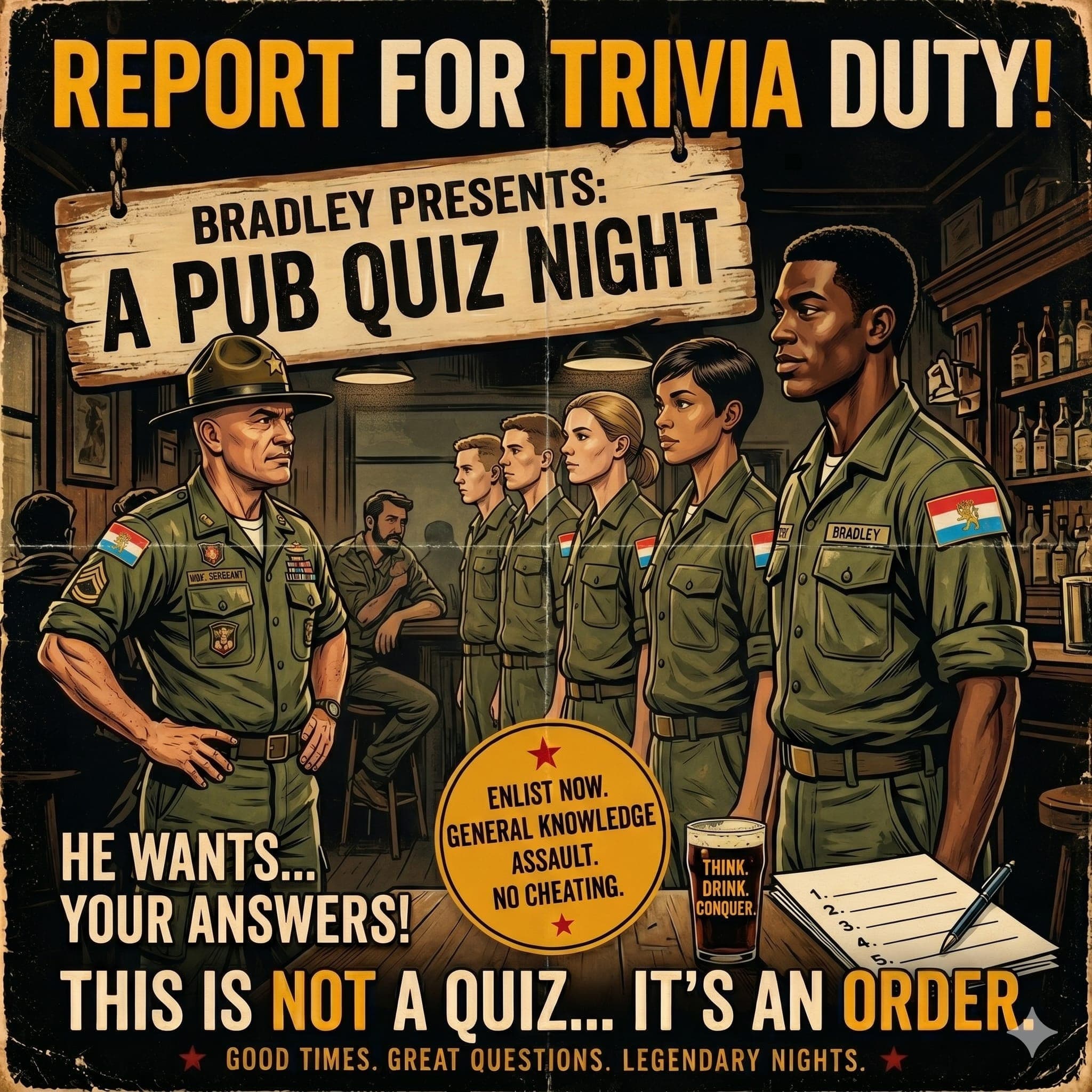 quiz du pub de Bradley